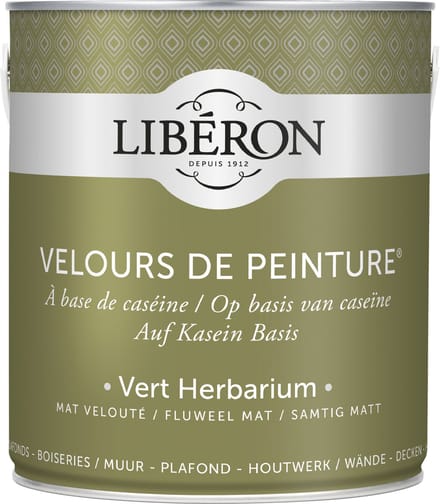 Liberon Velours De Peinture Muurverf - Mat - Vert Herbarium - 2,5l
