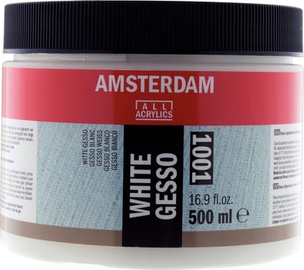 Amsterdam Wit Gesso 001 Pot 500 ml