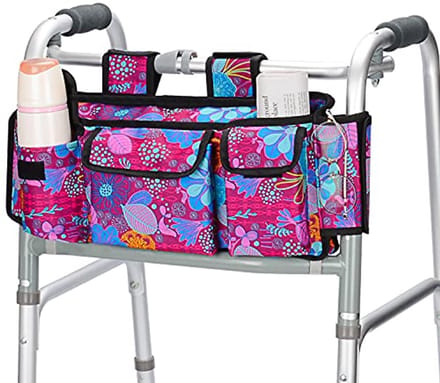 Organizer Bag voor Rollator en Rolstoel - Efficiënte Opbergtas met Rits en Velcro