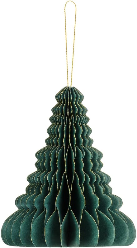 Kersthanger Kerstboom Groen - 15 cm