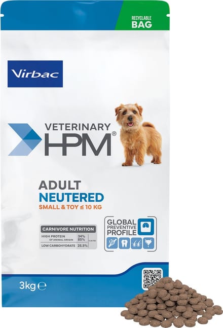 Virbac HPM - Adult Small & Toy - Neutered Dog - 3kg
