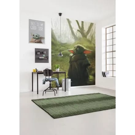 Fotobehang - Mandalorian Grogu Acrylic 200x280cm - Vliesbehang