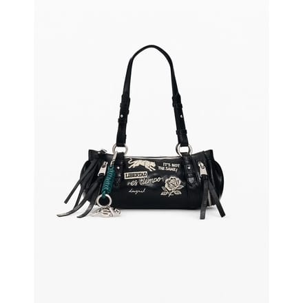 Desigual schoudertas Libertas Zarauz Bag Black zwart