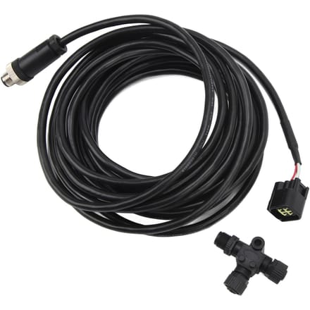 pour câble backbone M12 5 broches marin NMEA 2000 7M Câble d'interface moteur avec connecteur en T black