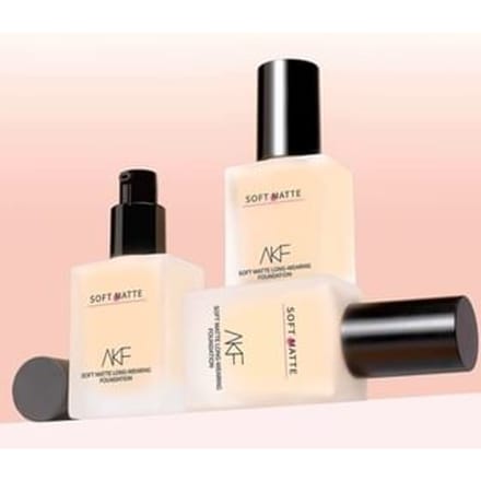 AKF - Moisturizing Semi Matte Foundation - 4 Colors #C01 - 35g