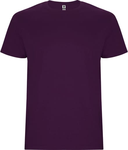 4 Pack T-shirts unisex met korte mouwen, 190 gram 'Stafford' Paars - M