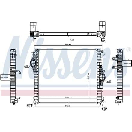 Intercooler NISSENS 961532