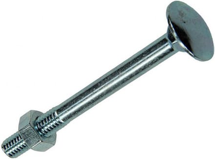 6X SAM Houtbout + moer verzinkt  M6x60mm D1 816328