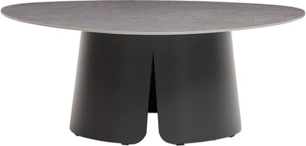 Serenno lounge tuintafel 97x97xH37 cm aluminium antraciet