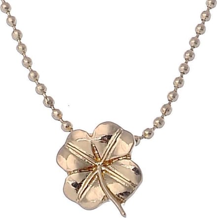 Behave - Ketting met klavertje vier hanger 42 cm (+7 cm verlengketting)