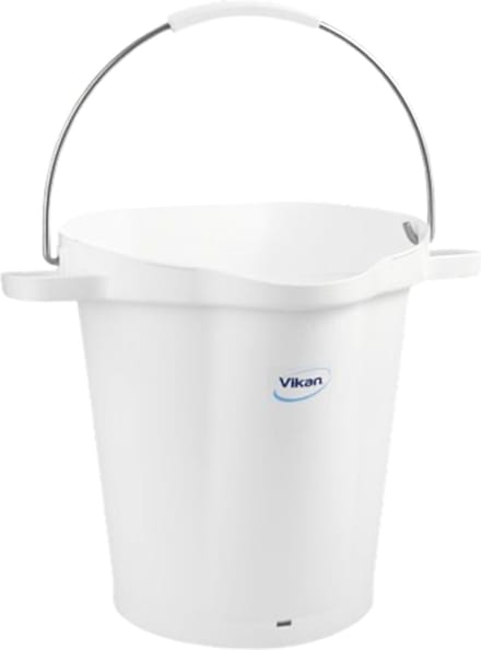 Emmer | 20L | Vikan | Hygiëne | met schenktuit | Food | Wit