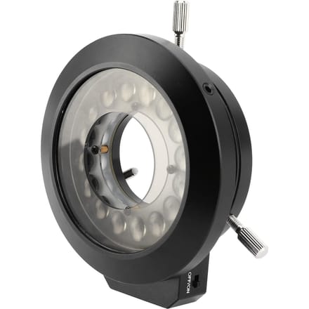 KP P100A Microscoop 16LED Ringlichtbron met Polarizer 62mm Helderheidsregeling
