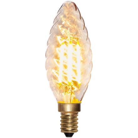 Star Trading Soft Glow LED kaarslamp barokstijl - E14 - 3W - Dimbaar - Super Warm Wit <2200K
