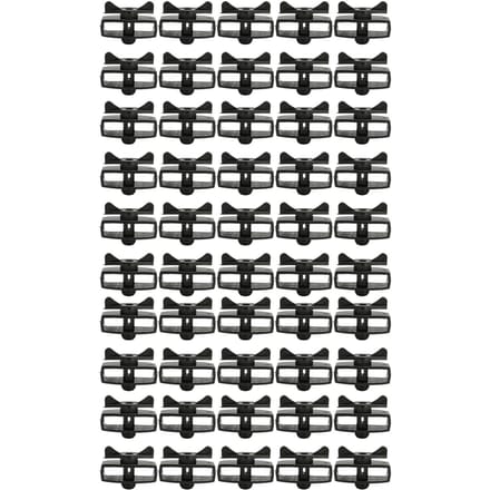 50 Stuks Elektrische Hek Draadspanner Draagbare Tuin Elektronisch Hek Legering Draadspanner Zwart zwart