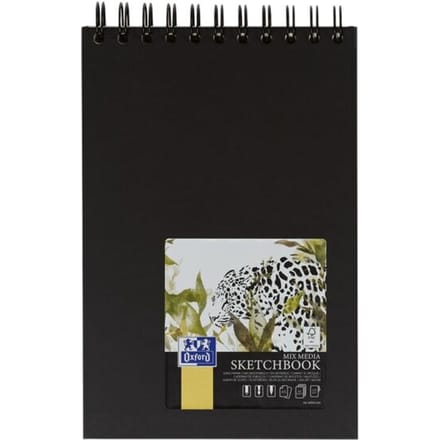 Schetsboek Oxford Mix Media A5 40 vel 225 gram spiraal