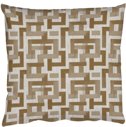 Sierkussens - Kussentjes Woonkamer - 60x60 cm - Geometrisch - Retro - Bruin