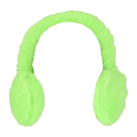 Oorwarmers - fake fur - neon - Fluor groen