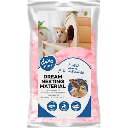 Duvo+ Nestmateriaal Dream roze 25 gram 100 gram