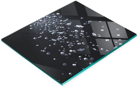 Keuken snijplank van gehard glas met decoratieve 3D-afbeeldingen, 60x52 cm