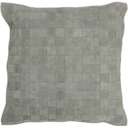 Kussens J-line COUSSIN CARR PETIT CUIR VE (45x45x8cm)