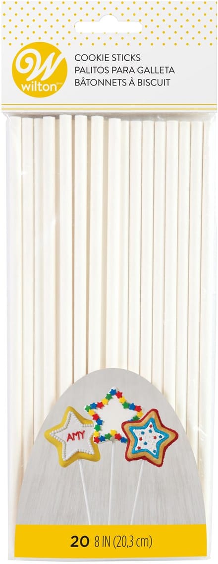 Wilton Lollystokjes 20cm pk/20