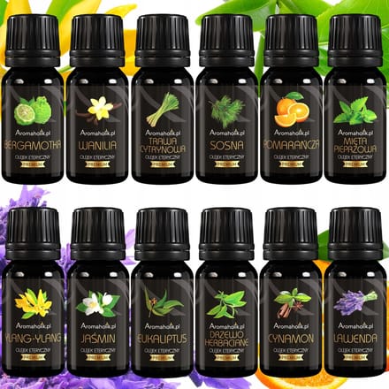 Aromaholik - Etherische Olie Set - 12 Geuren - Aromatherapie