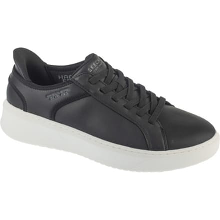 Skechers Slip-Ins Court Break - Sneakers Met Dubbele Ventilatie, Zwart