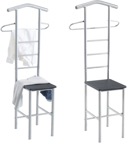 Kledingrek JIVO, set van 2 - zwart