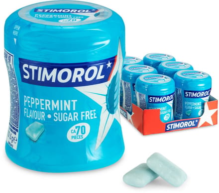 Stimorol Peppermint - Kauwgom - Suikervrij - 1x6stuks