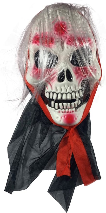 Fjesta© Halloween masker - Doodshoofd - Kunststof