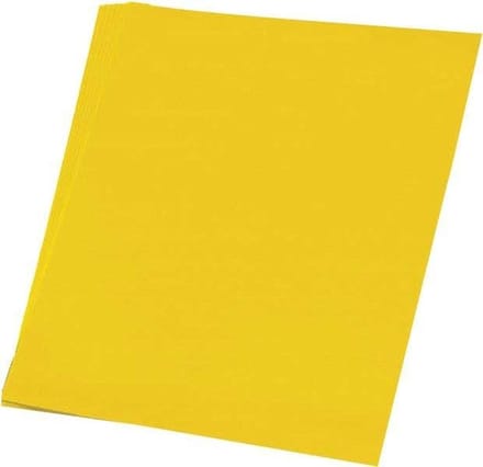 Haza Original Gekleurd Papier 130 Grams A4 Geel 50 Vel