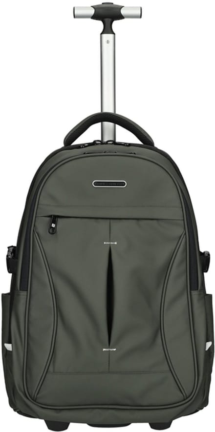 Enrico Benetti Northern Dames & Heren Laptoptrolley 17 inch - Businesstrolley - Polyester - Groen
