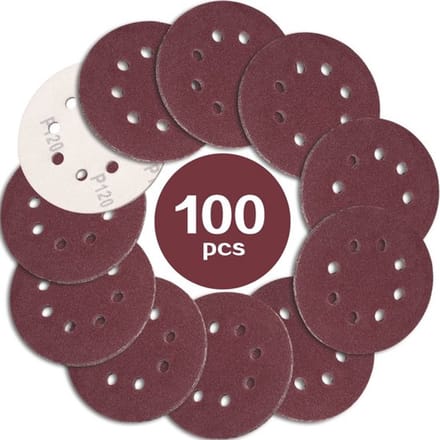 Dailygoody - Sanding Discs - 100Pcs - Hoge kwaliteit - 125mm