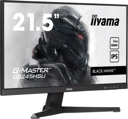 Iiyama G-Master Black Hawk G2245HSU-B2 Gaming monitor Energielabel E (A - G) 54.6 cm (21.5 inch) 1920 x 1080 Pixel 16:9 1 ms HDMI, DisplayPort,...