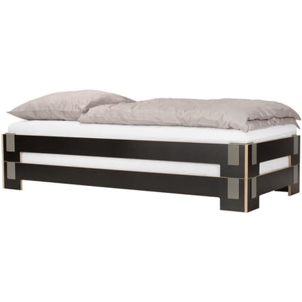 Moormann - Tagedieb stapelbed - zwart (FU) - 100 x 200 cm