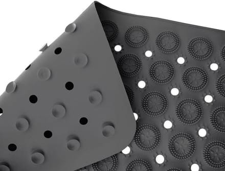 Orion - Antislipmat voor Douche - 54x54 cm - Grijs - Met Massageknoppen
