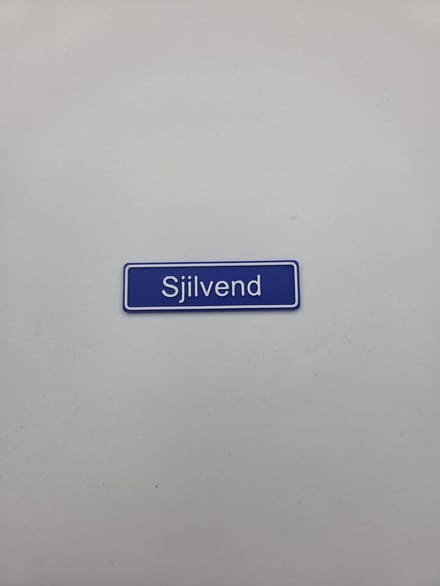 3D plaatsnaam speldje Sjilvend