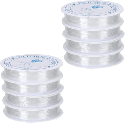 Elastisch touw van 120 m x 0,6 mm voor sieradenproductie - Sterk, rekbaar en scheurbestendig