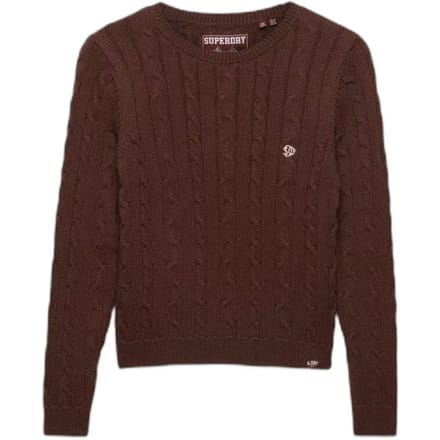 Superdry - Essentials SD&CO Kabelgebreide Trui - Dames - Sweaters