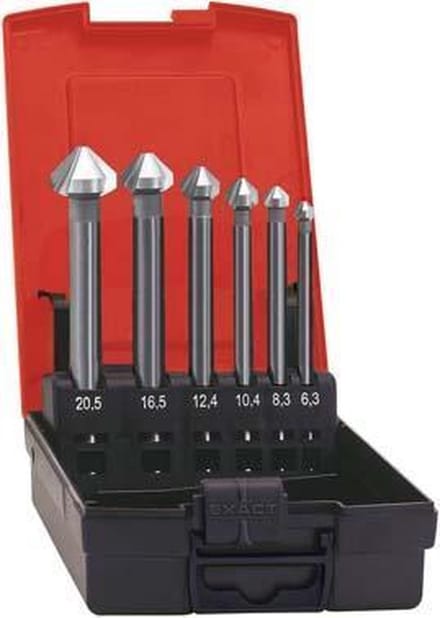 Kopverzinkboren-set WN extra lang 6,3-20,5mm