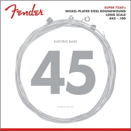 Fender 7250ML Bassnaren Nickel-Plated Steel (45-100) Medium/Light