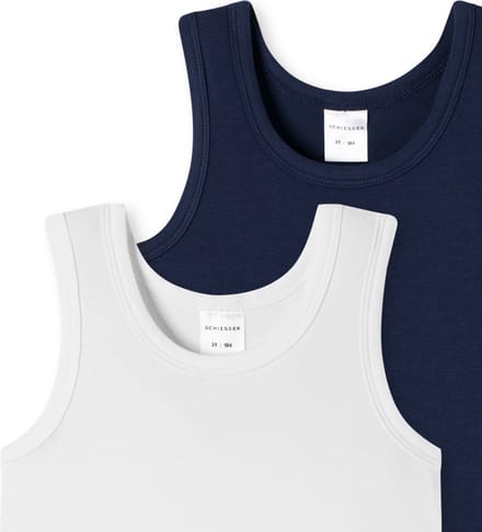 Schiesser Jongens onderhemd 6 pack Kids Boys 95/5 Cotton