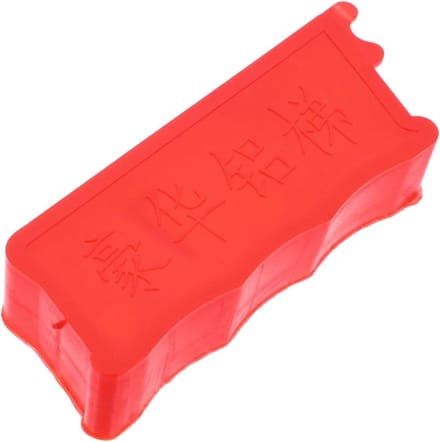 Ladder Eindkap - Ladder Bescherming - Veilig Werken - Universele Pasvorm - 8x3x1.4 cm - Rood