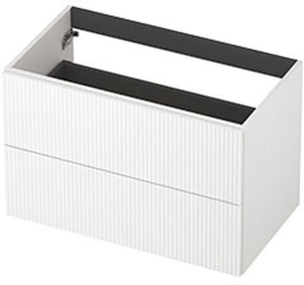 INK - Onderkast 2L Gelakt Gefreesd Tbv Greep - 800x450x520 Mm - Mat Wit
