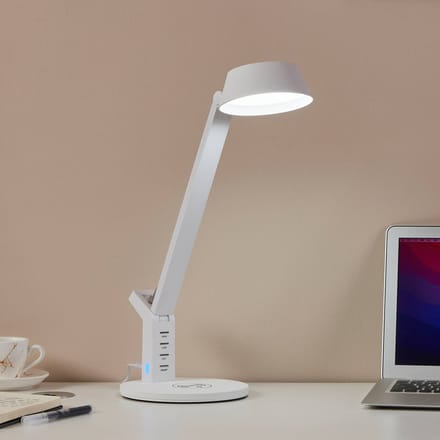 EGLO Banderalo Tafellamp - LED - Qi lader - 40,5 cm - Wit - Dimbaar