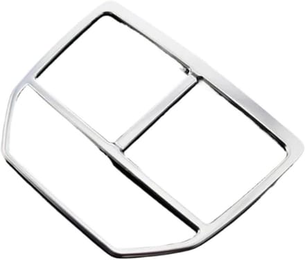 Decoratief Afdekraam - Ventilatie Cover - Auto Interieur - Luxe Afwerking - 130 g - Zilver