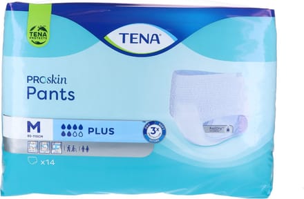 Voordeelverpakking 2 X TENA Proskin Pants Plus - Medium, 14st (792590)