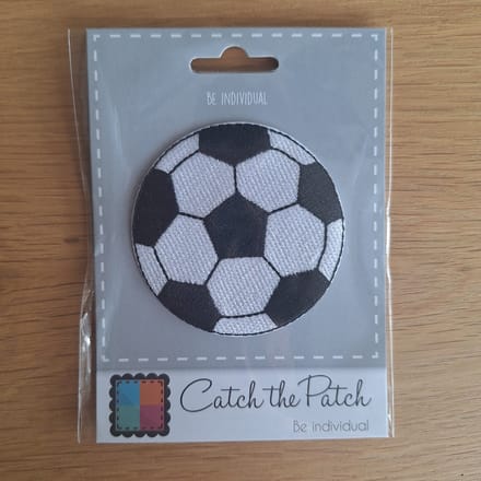 Voetbal strijkembleem - Patch - Strijkapplicatie