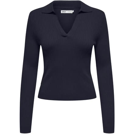 V-hals lange mouwen polo voor vrouwen Only Kaya