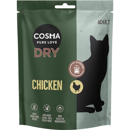 400g Cosma Extruded Droogvoer Kip Katten Droogvoer